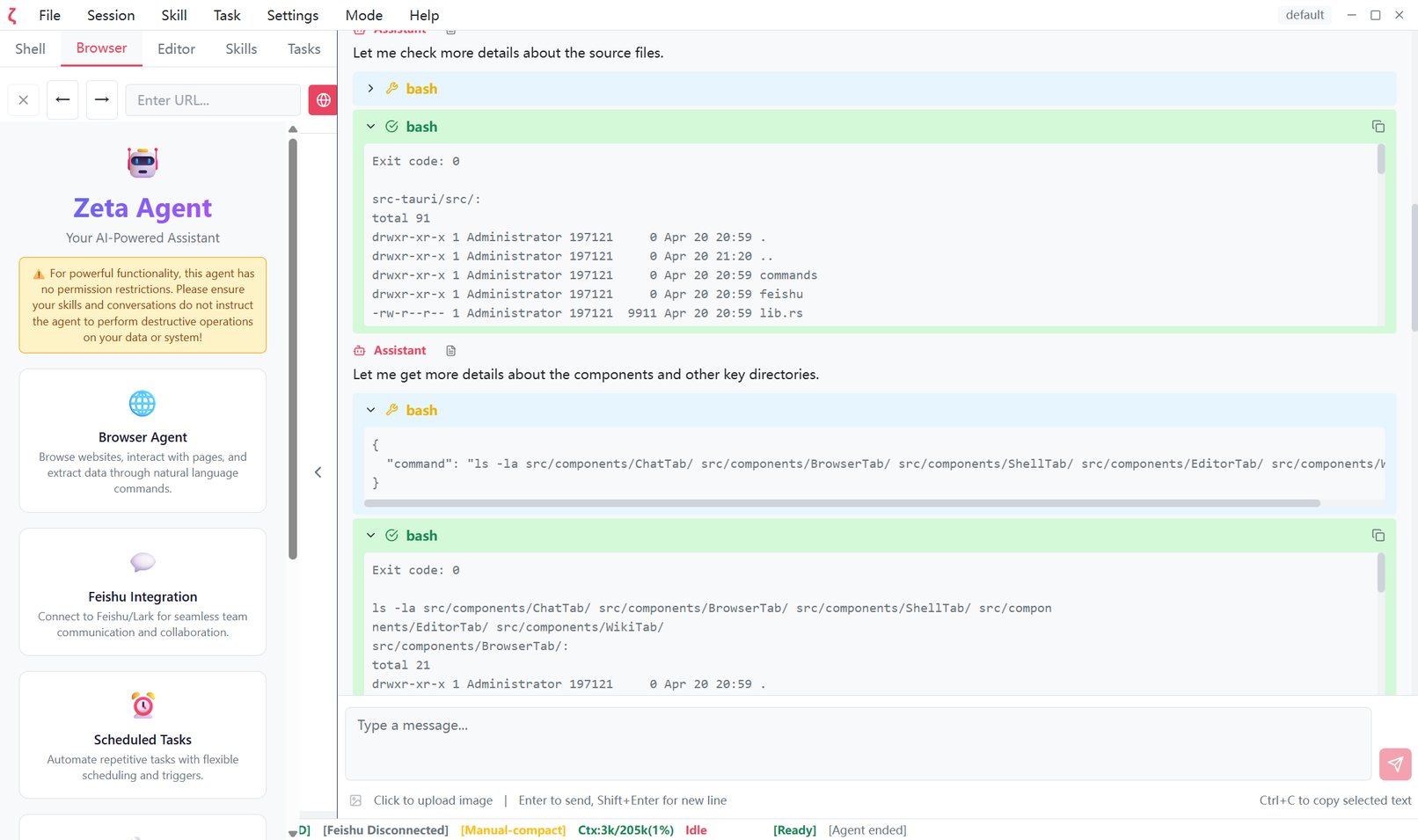 Chat Interface